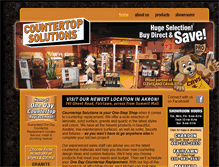 Tablet Screenshot of countertopsolutions.org