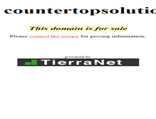 Tablet Screenshot of countertopsolutions.com
